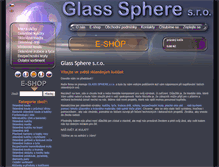 Tablet Screenshot of glass-sphere.com